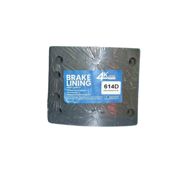 BANDAS DE FRENO BUSETA ENCAVA 610 TRASERA - SET 8PCS