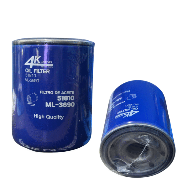 FILTRO DE ACEITE ISUZU NPR 4HG1T 160MM